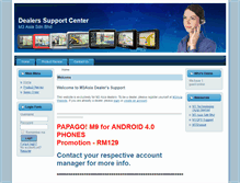 Tablet Screenshot of dealers.m3asia.com
